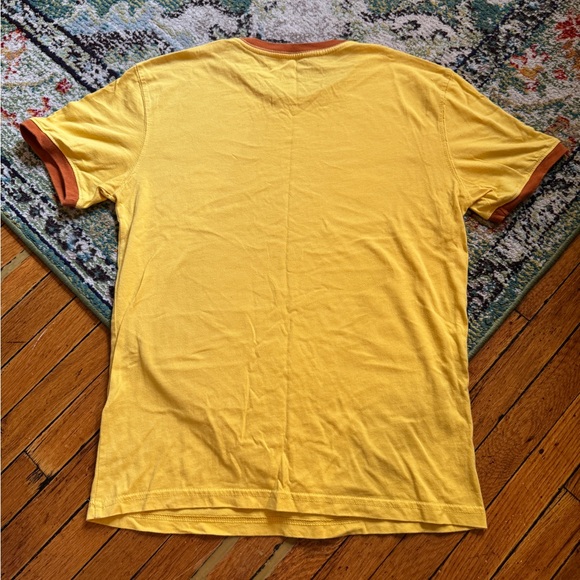 Yellow Orange Bird Groovy Garden T-Shirt 🍊 - Picture 4 of 6